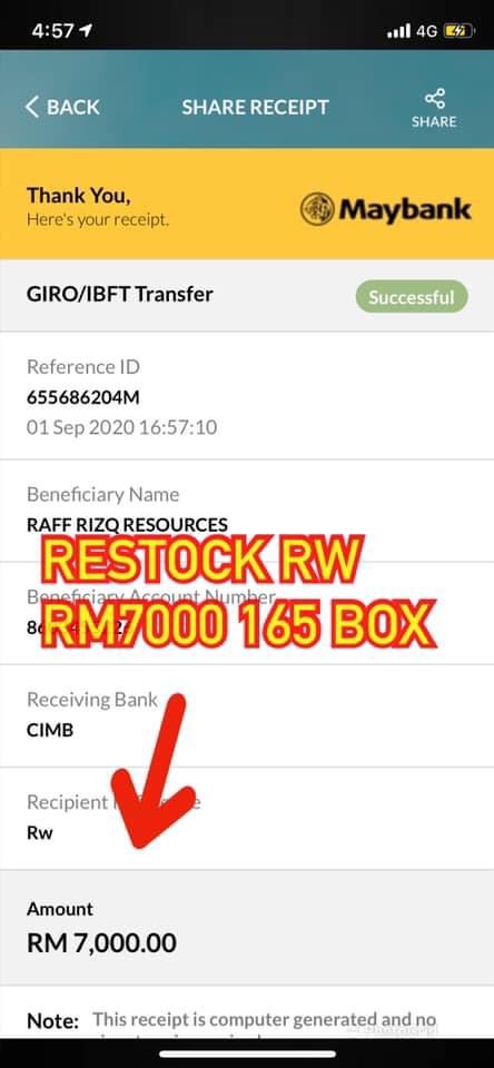 Screen Shoot Ejen Restock Royal White Beauty (2)