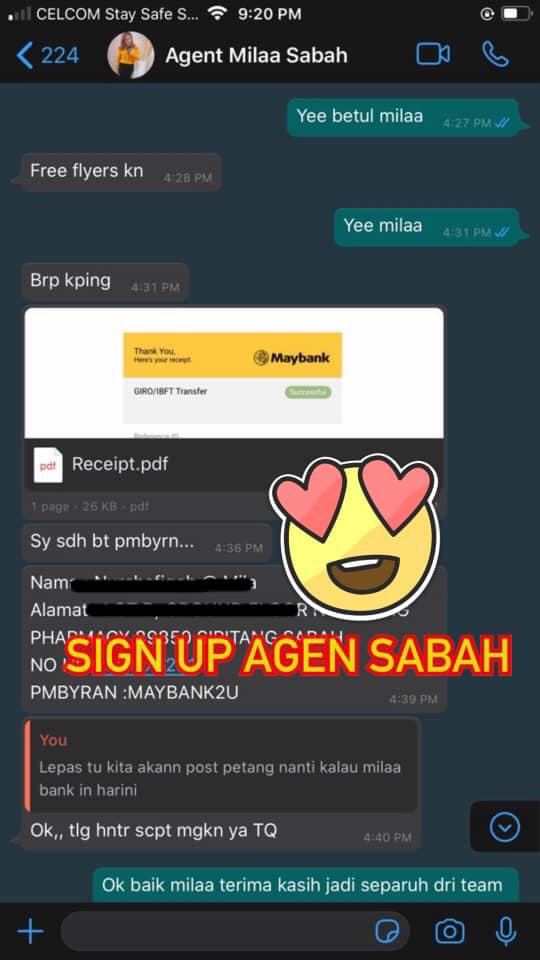 Screen Shoot Ejen Sign Up (1)