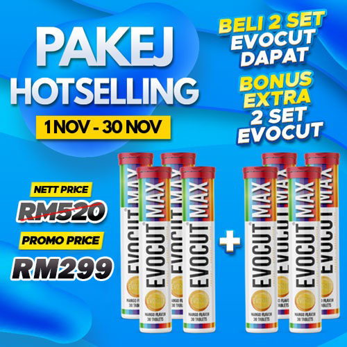 Promosi November evocut pakej hot selling