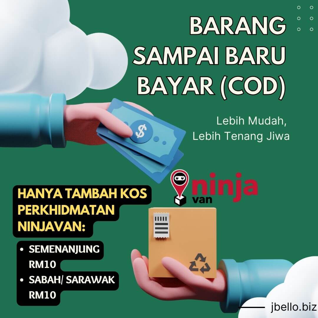 Barang sampai baru bayar ninjavan COD