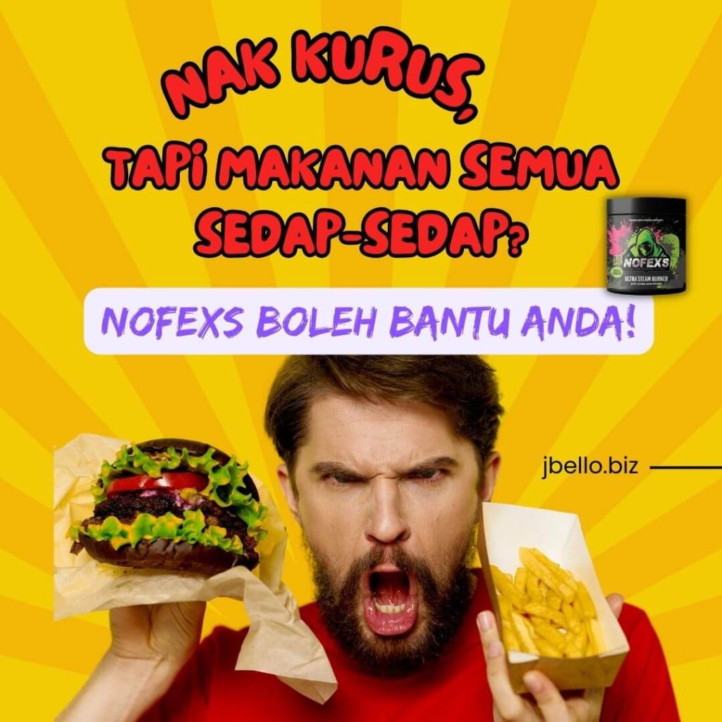 Nak kurus tapi makanan sedap