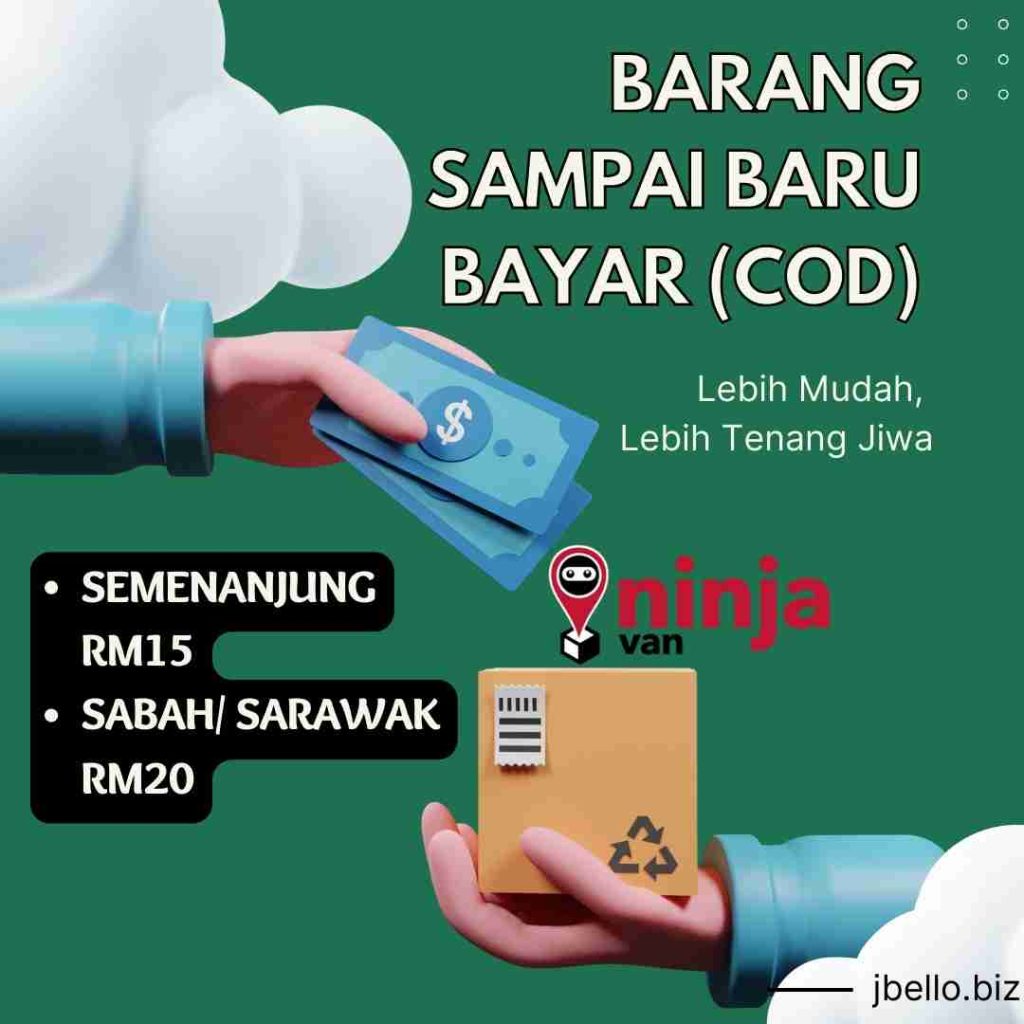 Barang sampai baru bayar ninjavan wta