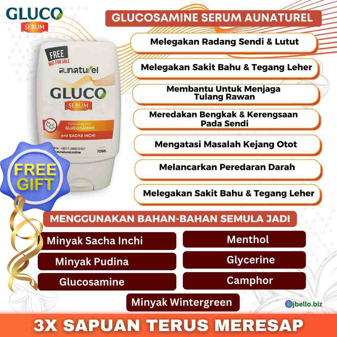Free gift serum gluco samine