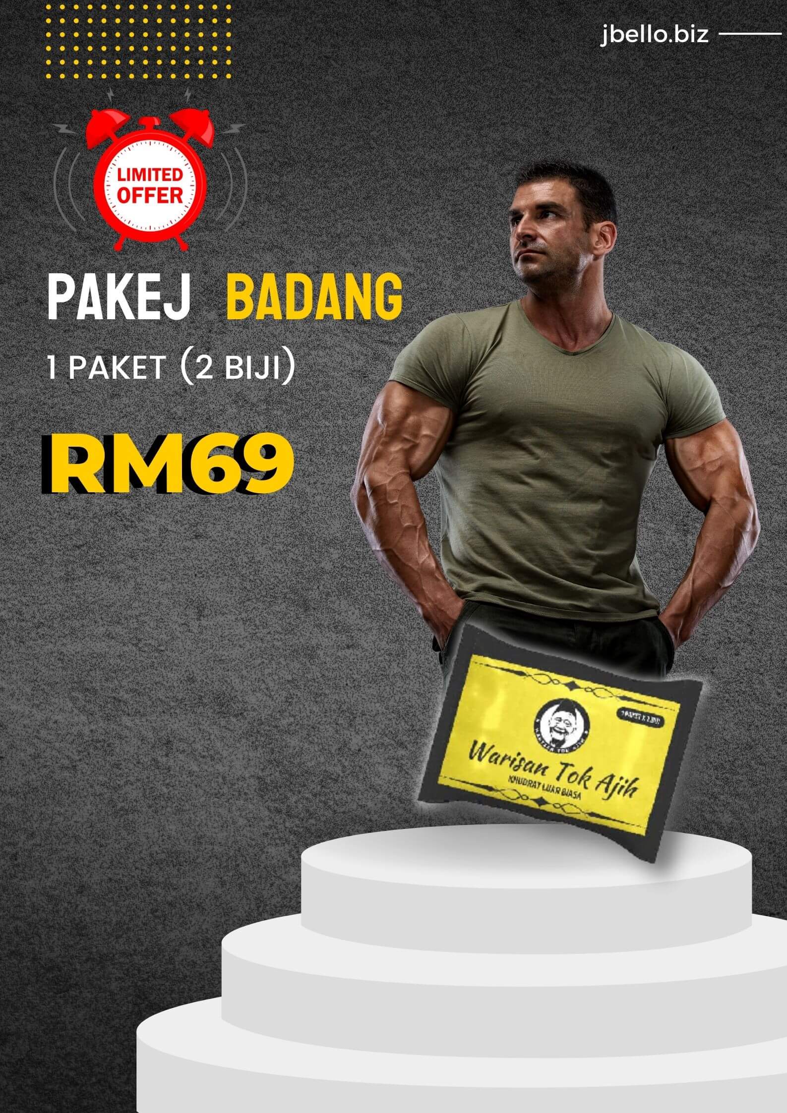 Promosi warisan tok ajih pakej single Promosi warisan tok ajih pakej single