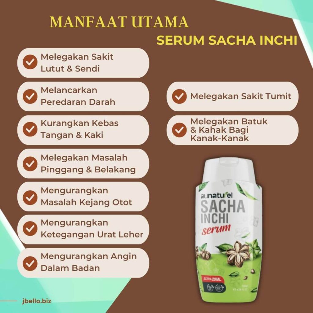 Manfaat Serum sacha inchi aunaturel