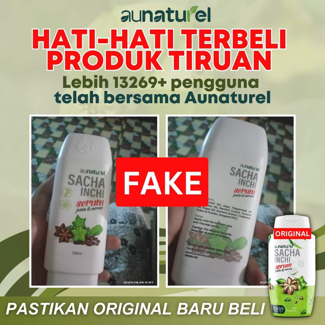 Serum aunaturel fake