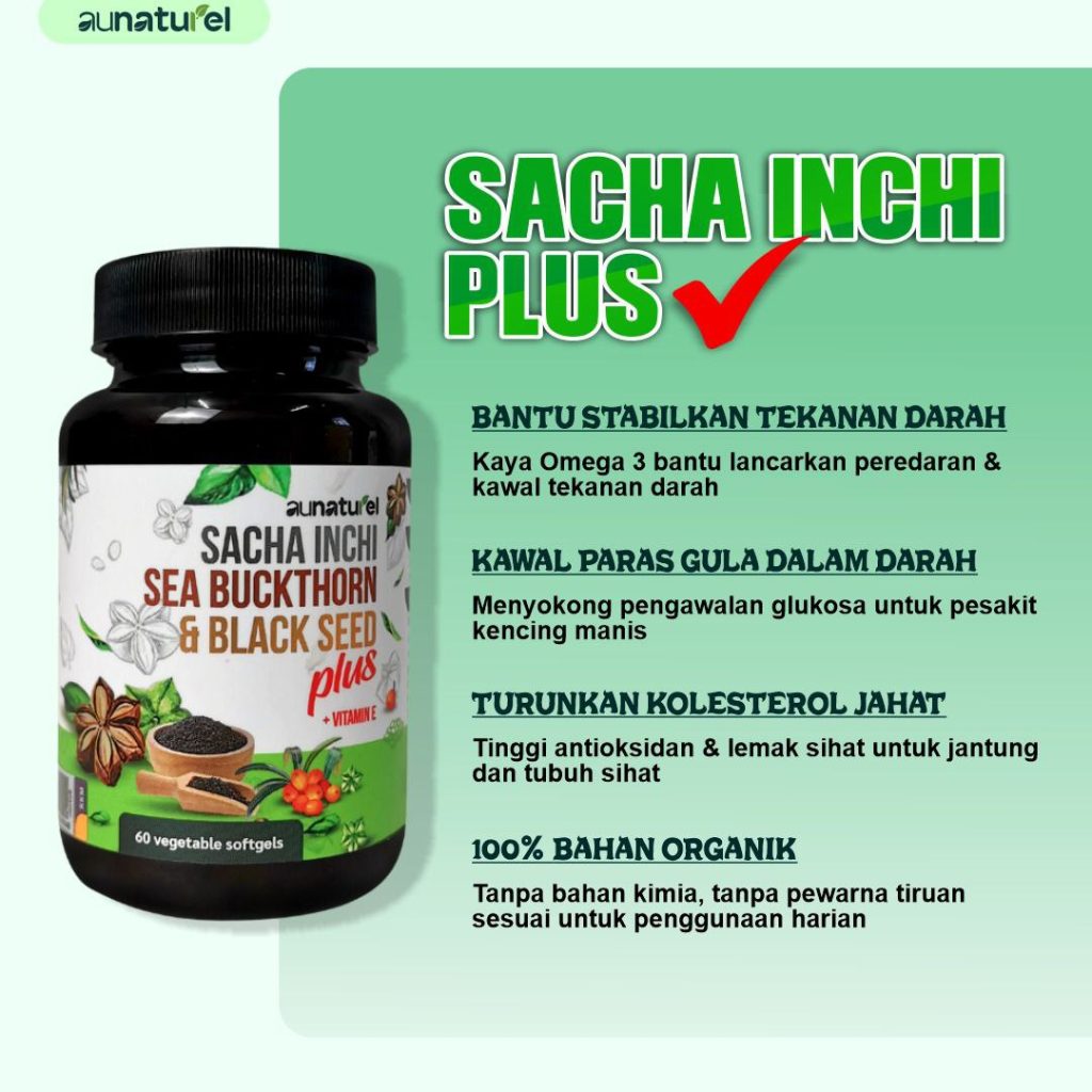 Manfaat softgel sacha inchi plus aunaturel