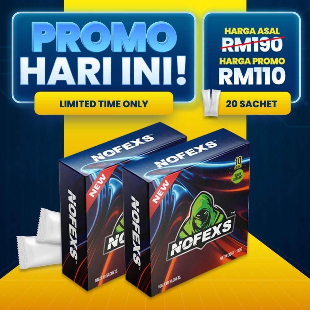 Harga promosi nofexs 2 kotak