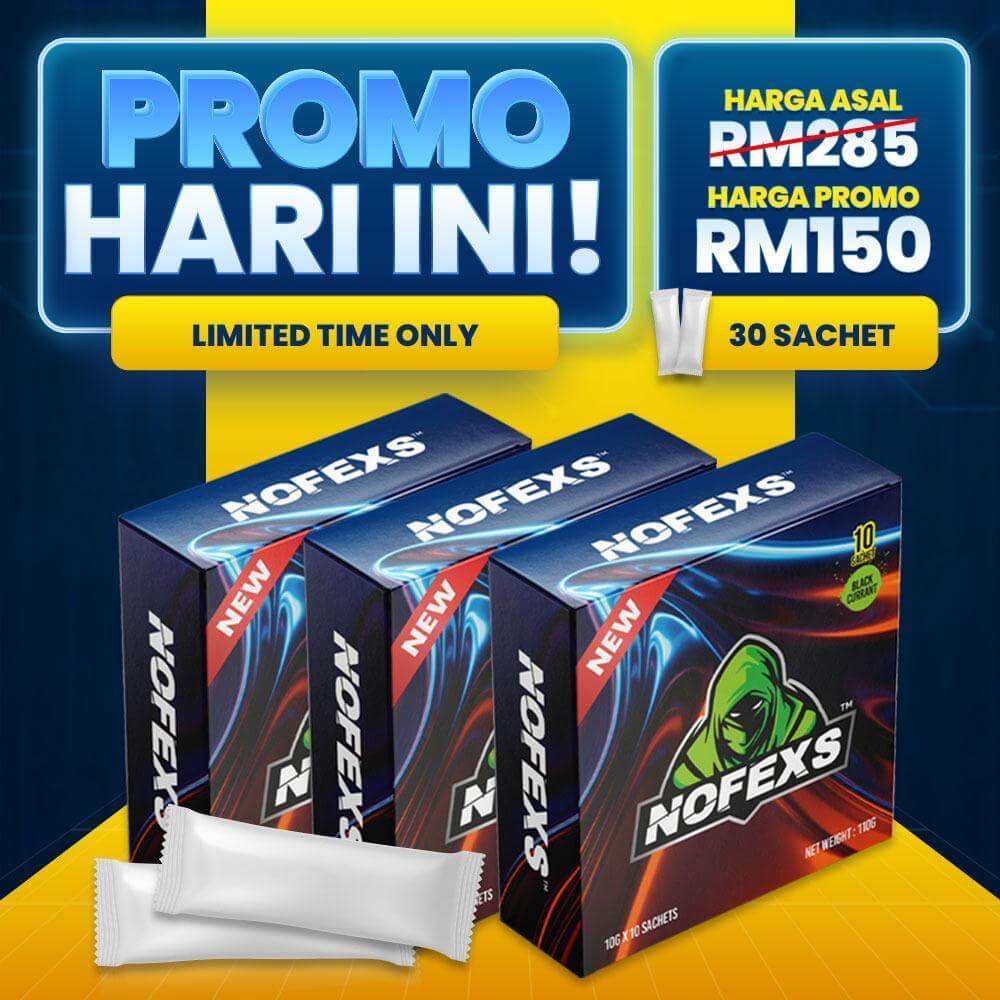 Harga promosi nofexs 3 kotak